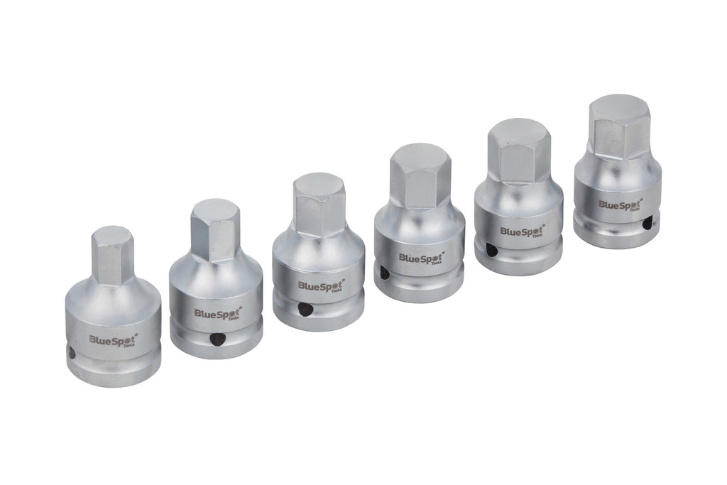 Blue Spot Tools 6PCE 3/4" Drive Hex Bit Sockets H14-H23