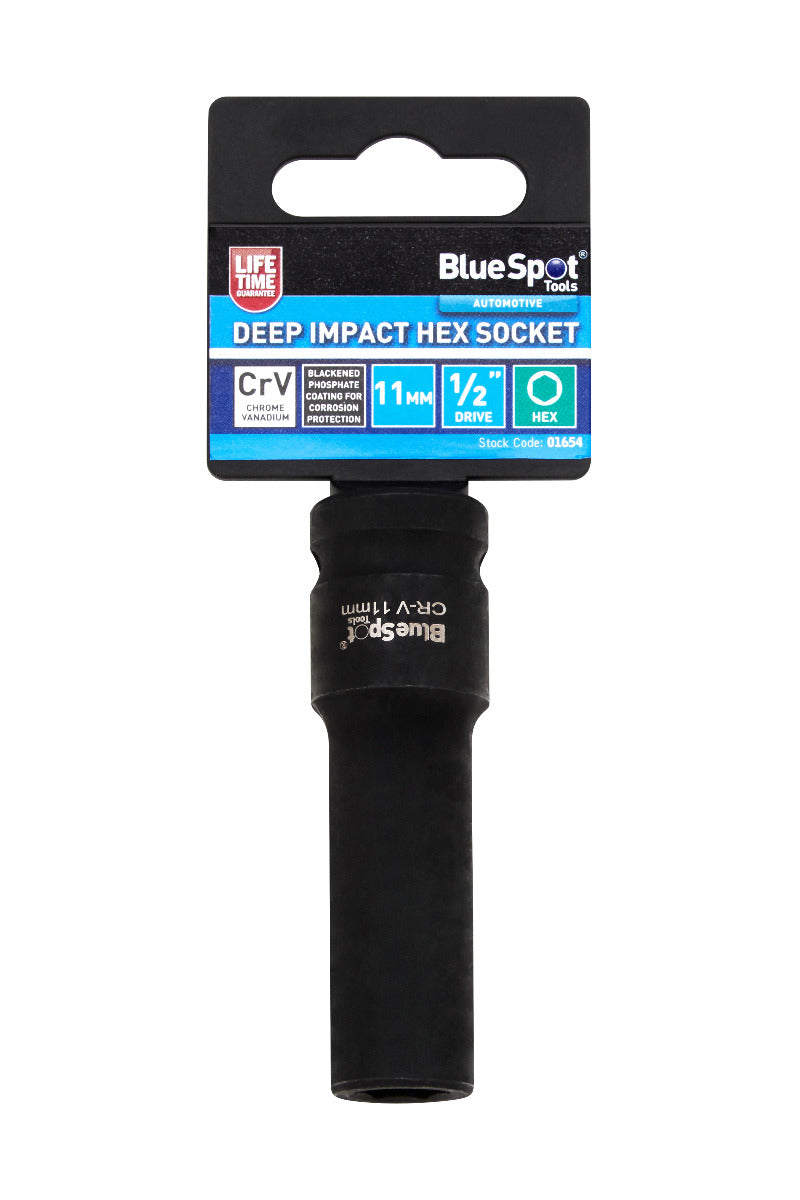 Blue Spot Tools Individual Deep Impact Hex Socket (11mm)