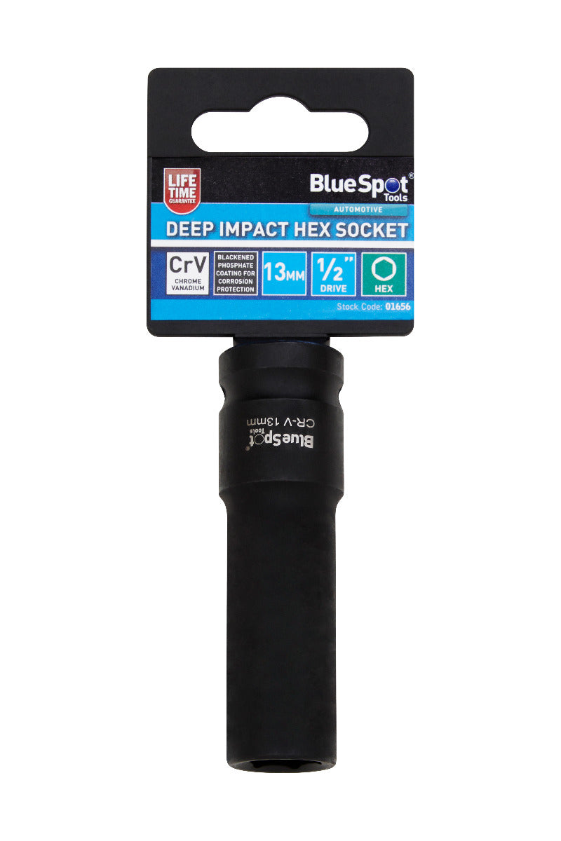 Blue Spot Tools Individual Deep Impact Hex Socket (13mm)