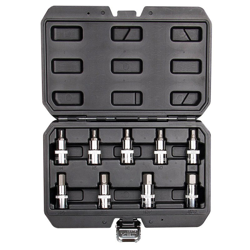 NEO TOOLS Hexagonal bits on socket 55 mm, set 9 pcs — 08-705