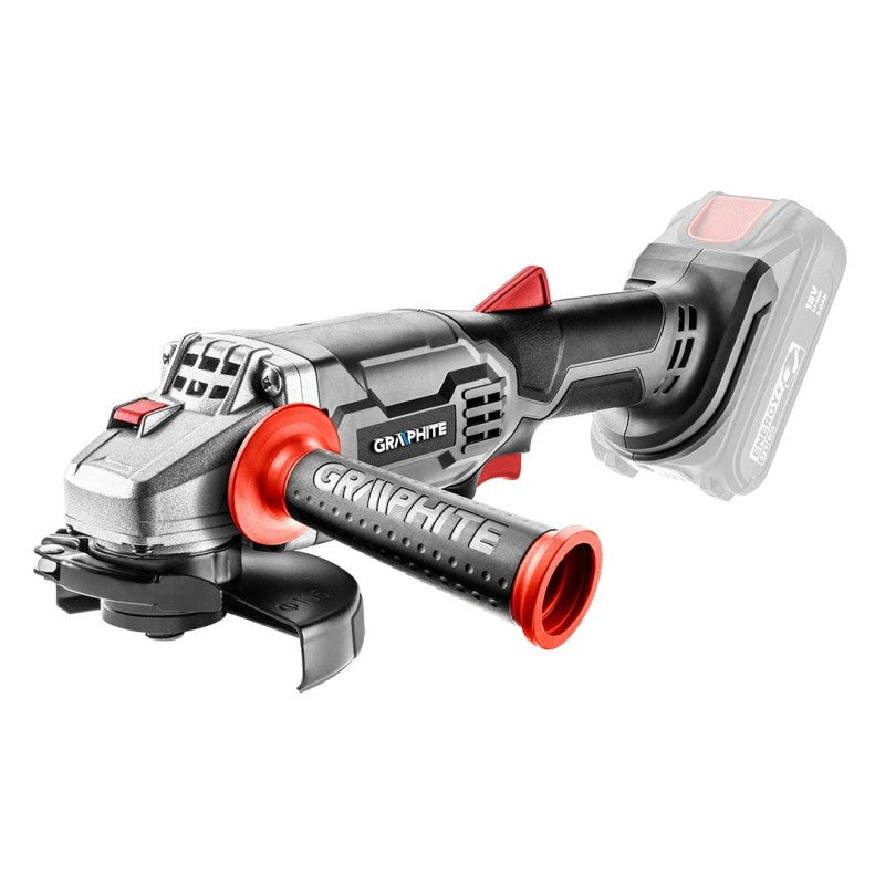 GRAPHITE Cordless angle grinder Energy+ 18V, Li-Ion, disc 115 x 22.2 mm, without battery — 58G003