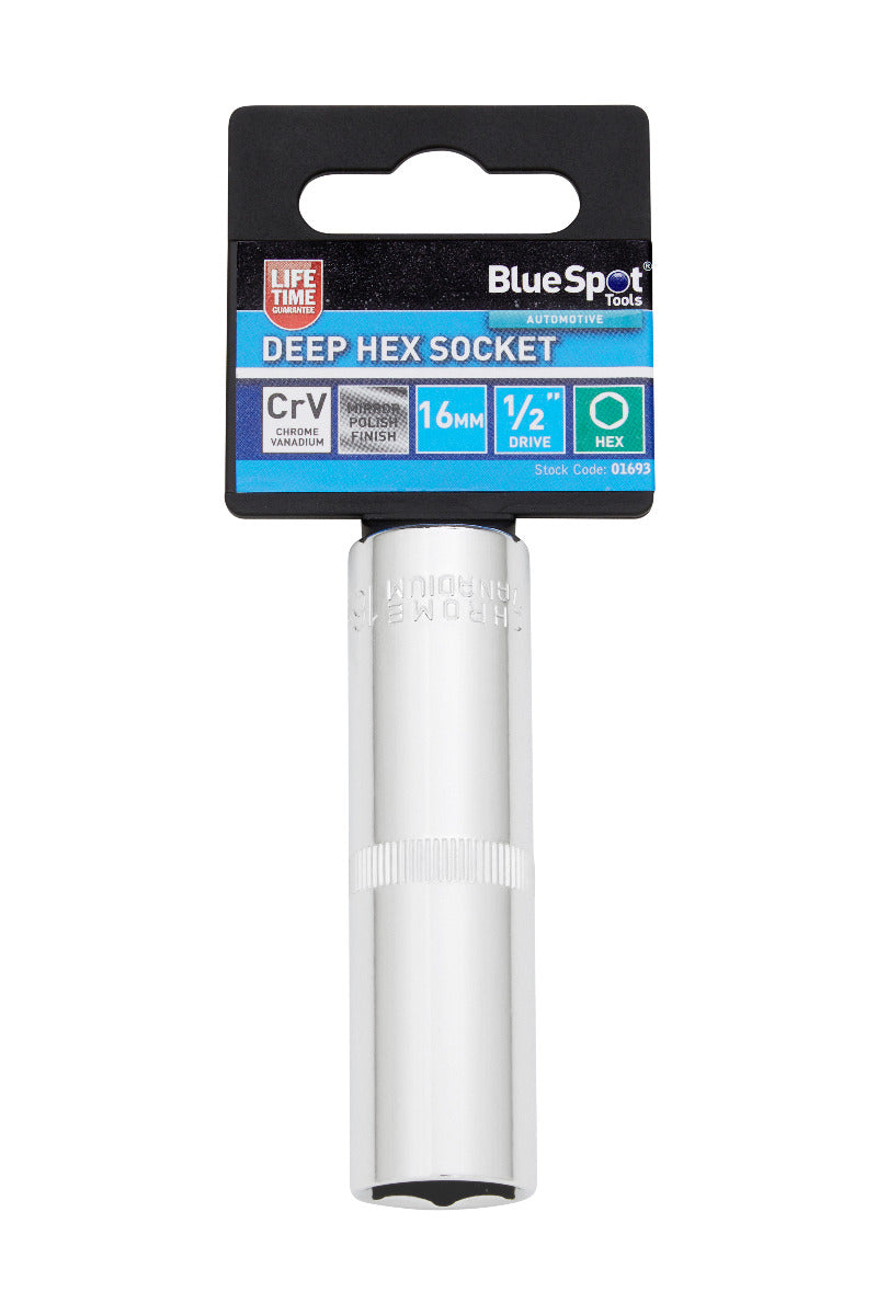 Blue Spot Tools Individual Deep Hex Socket (16mm)
