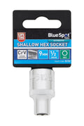 Blue Spot Tools Individual Shallow Hex Socket (9mm)