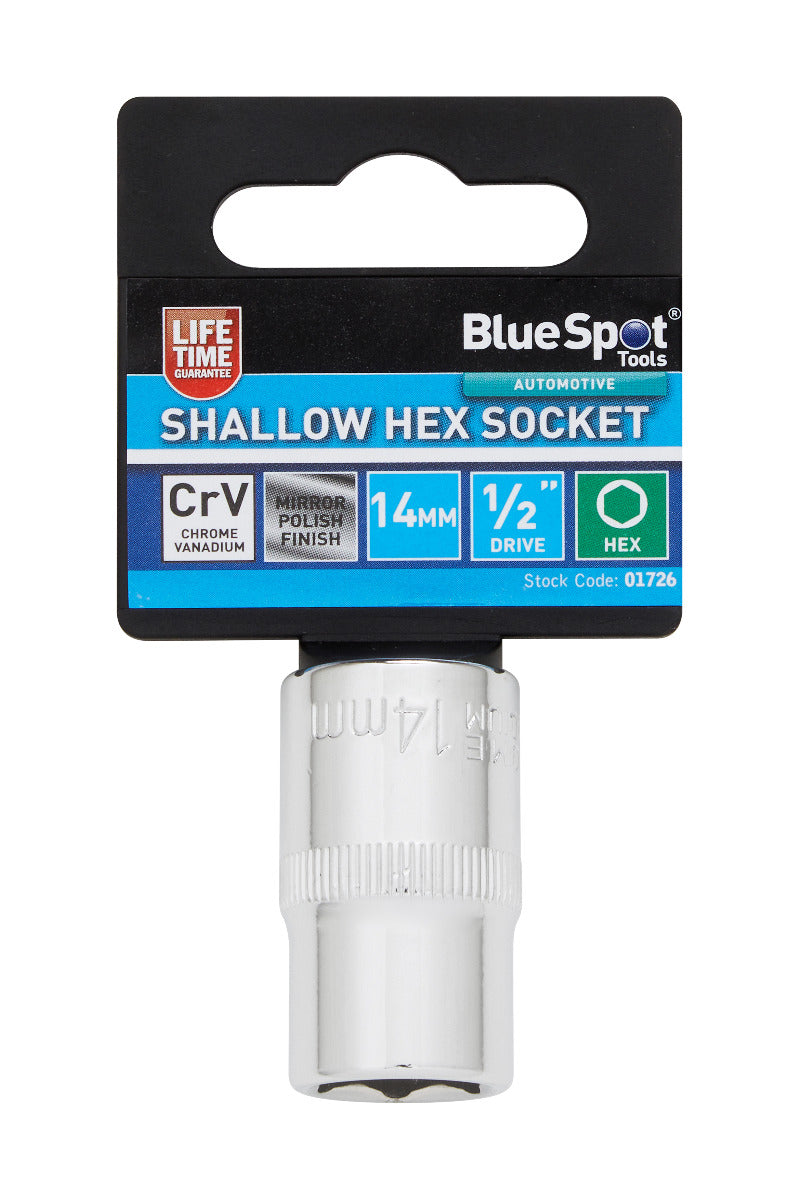 Blue Spot Tools Individual Shallow Hex Socket (14mm)