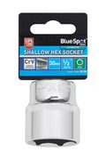 Blue Spot Tools Individual Shallow Hex Socket (30mm)