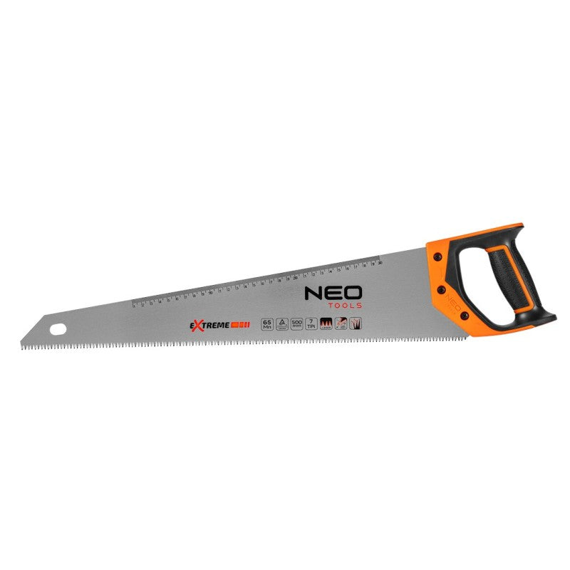 NEO TOOLS Handsaw 500 mm, 7 TPI — 41-141