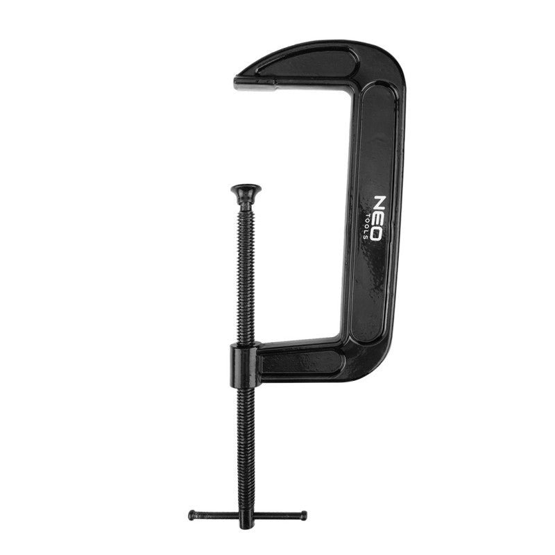 NEO TOOLS Carpenter's clamp (screw), type C (G), 200 mm (8"), cast iron, weight 1570g — 45-556
