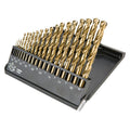 GRAPHITE HSS-TiN drill set 1.0 - 10.0 mm, 19 pcs — 57H199