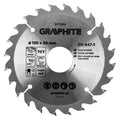 GRAPHITE Circular saw blades with HM tips 130 x 30mm, 24 teeth — 57T205