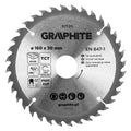 GRAPHITE Circular saw blades with HM tips 160 x 30mm, 36 teeth — 57T211