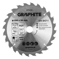 GRAPHITE Circular saw blades with HM tips 250 x 30mm, 24 teeth — 57T230