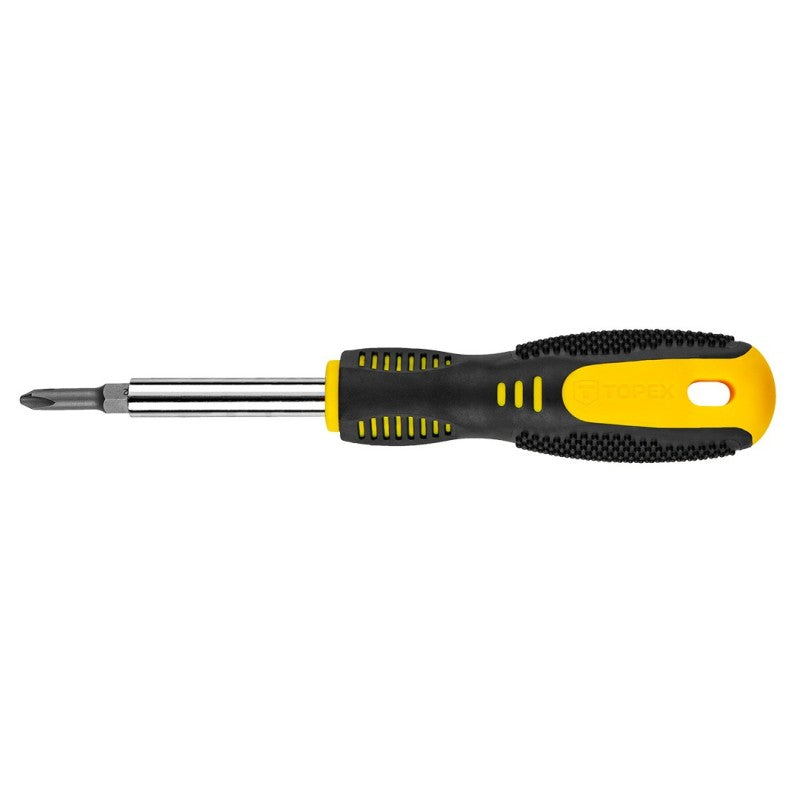 TOPEX Reversible screwdriver, set of 4 pcs — 39D516