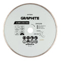 GRAPHITE Full diamond cutting disc, 230 x 22.2 mm, wet — 57T304