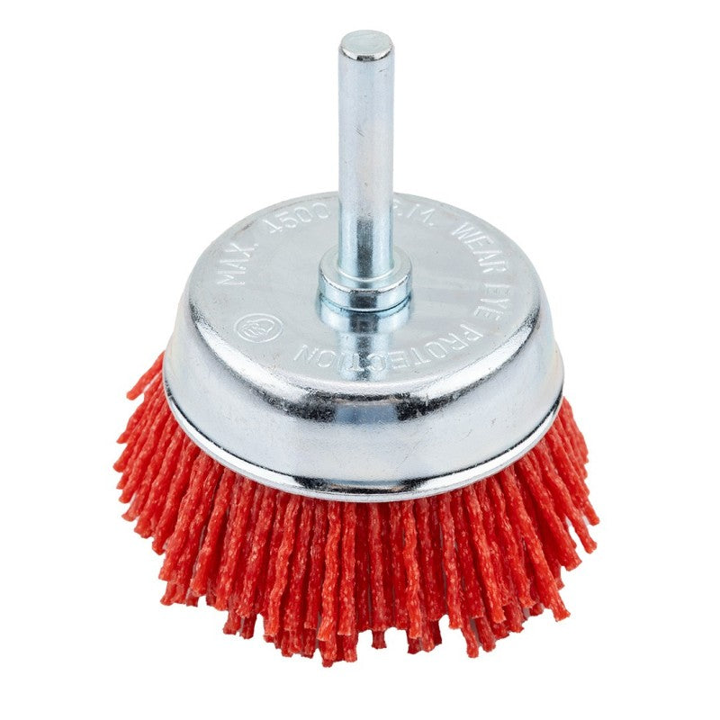 GRAPHITE Front-mounted nylon brush 65 mm, with 6 mm shank — 57T419