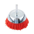 GRAPHITE 75 mm nylon butt brush, with 6 mm shank — 57T420