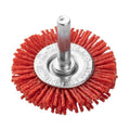 GRAPHITE 50 mm nylon wheel brush with 6 mm shank — 57T421