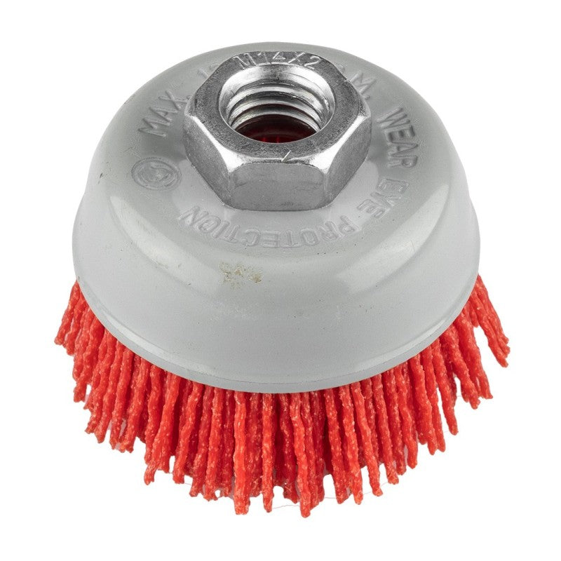 GRAPHITE Nylon butt brush 60 mm, M14 — 57T424