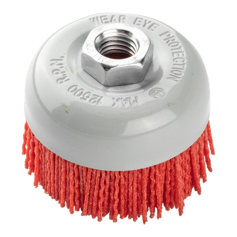 GRAPHITE 75 mm nylon butt brush, M14 — 57T425