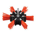 GRAPHITE Nylon wheel brush, 100 mm, with 6 mm shank — 57T427