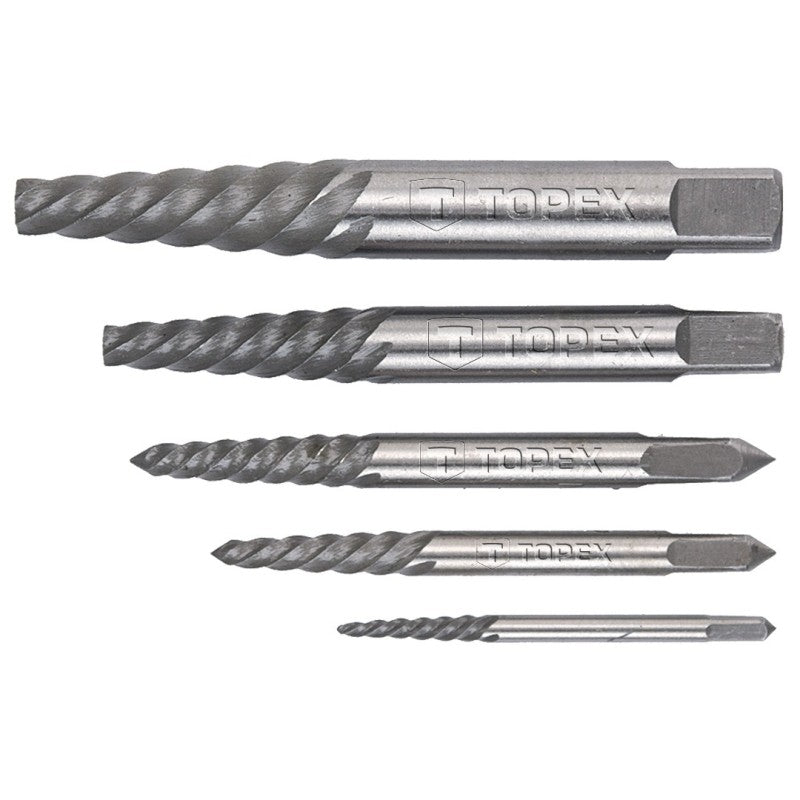 TOPEX Screw extractor set 5 pcs — 14A110
