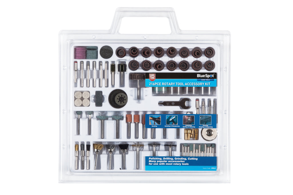 Blue Spot Tools 216 PCE Rotary Tool Accessory Set