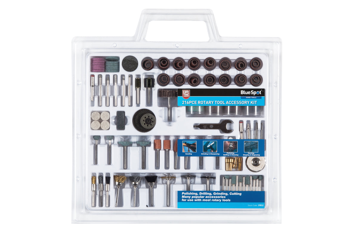 Blue Spot Tools 216 PCE Rotary Tool Accessory Set