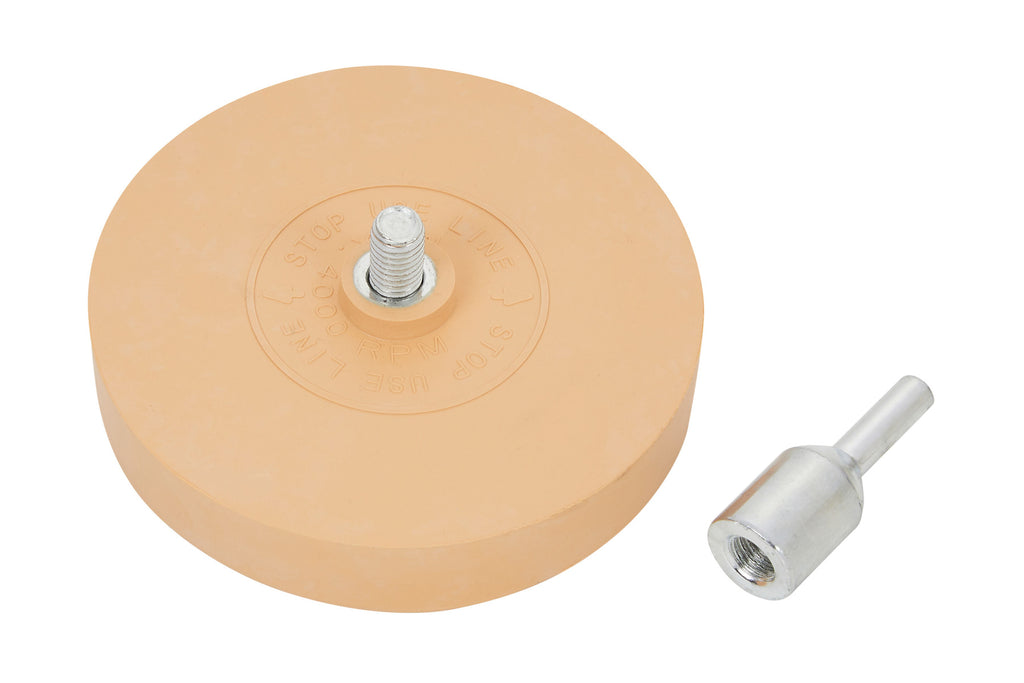 Blue Spot Tools 88mm (3 1/2") Decal Removing Rubber Wheel
