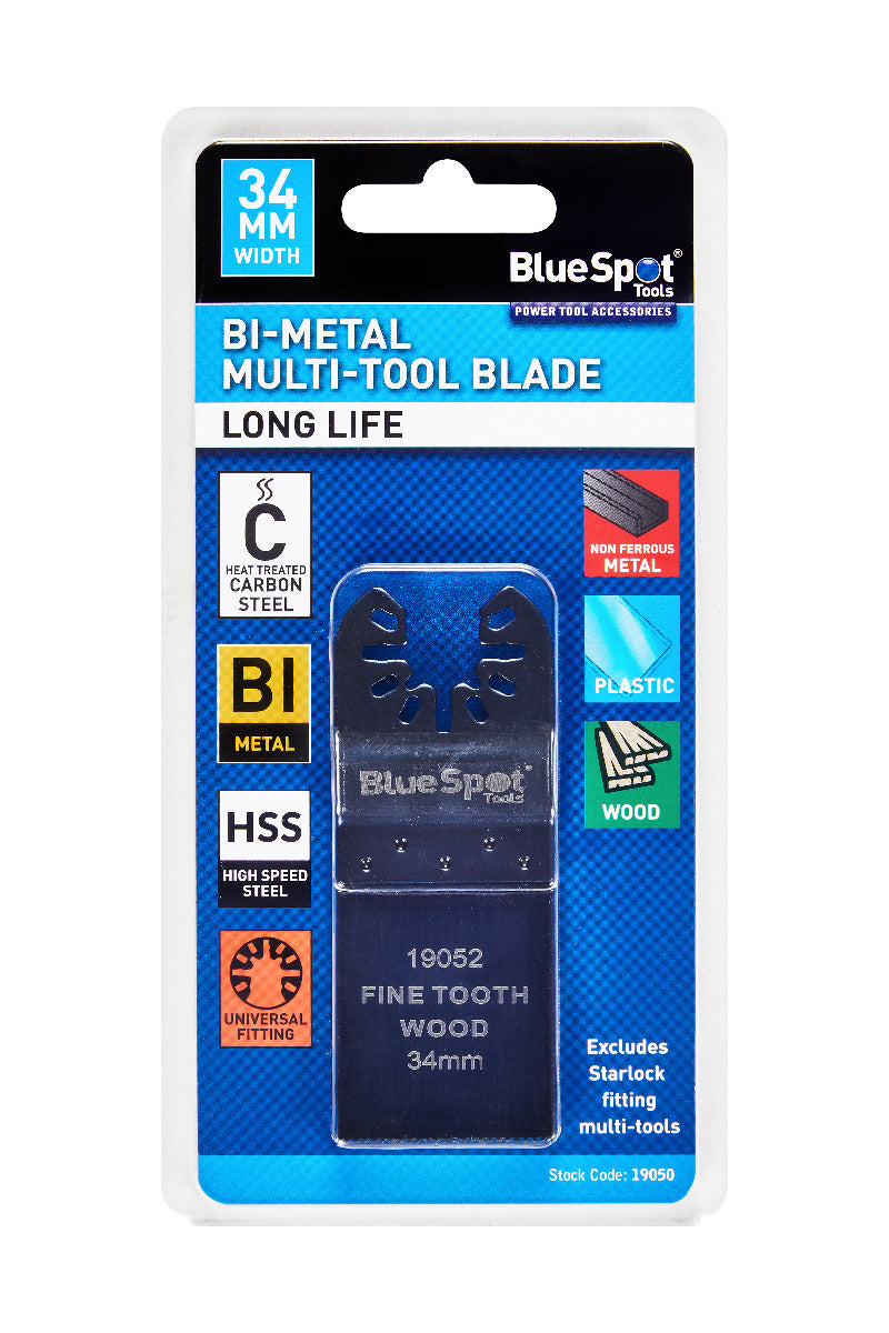 Blue Spot Tools 34MM Bi-Metal Multi-Tool Blade