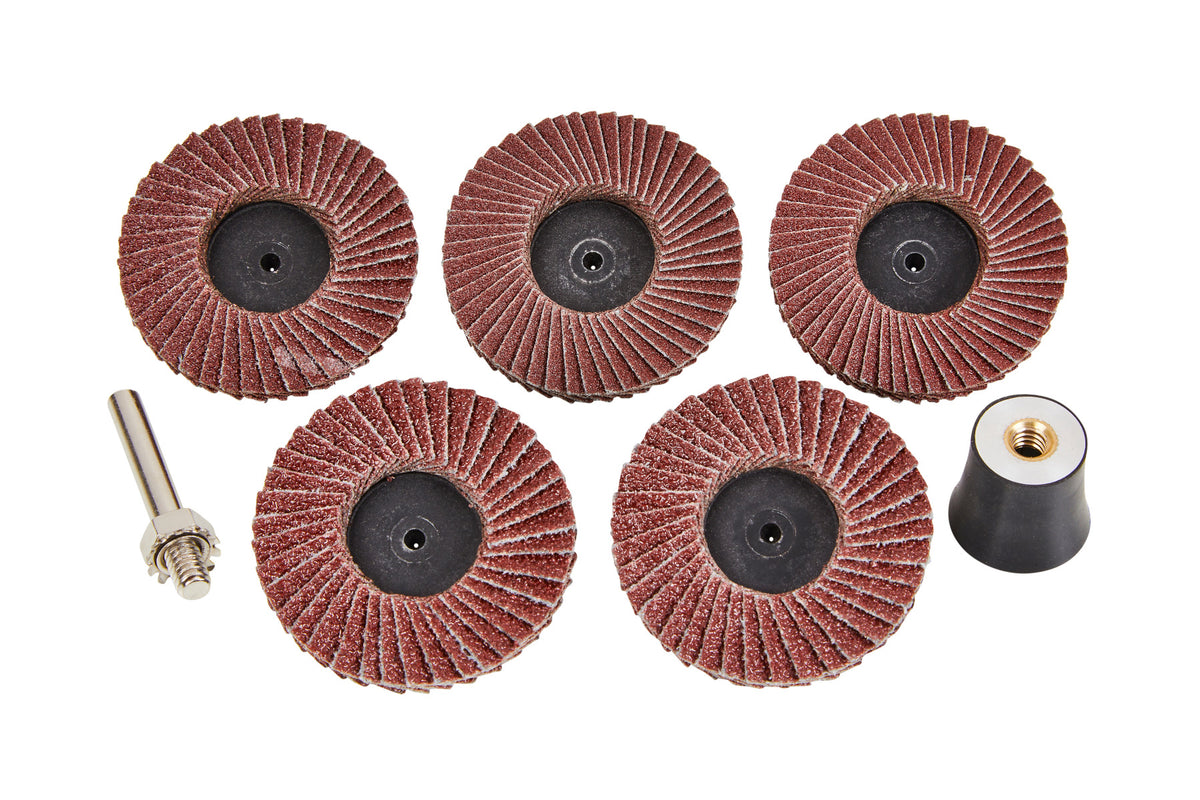 Blue Spot Tools 6 PCE 50mm (2") Aluminium Oxide Sanding Discs
