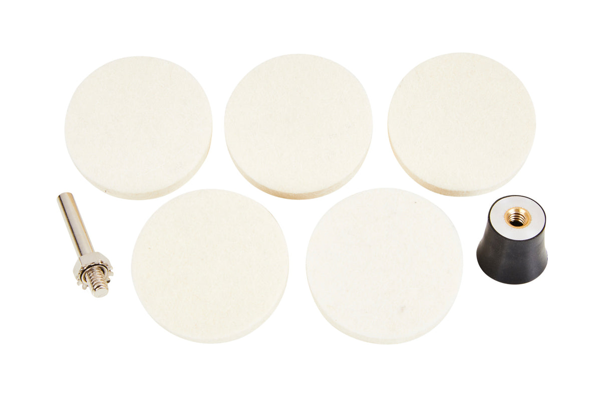 Blue Spot Tools 6 PCE 50mm (2") Felt Polishing Discs