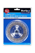 Blue Spot Tools 115mm (4 1/2") M14 x 2 Steel Bevel Wire Cup Brush