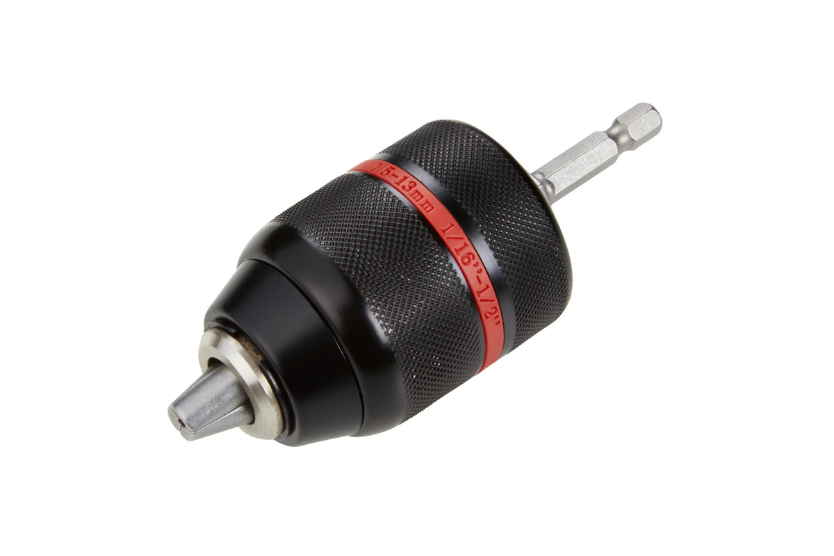 Blue Spot Tools 1/2" Locking Drill Chuck With 1/4" Hex Adaptor (2-13mm)