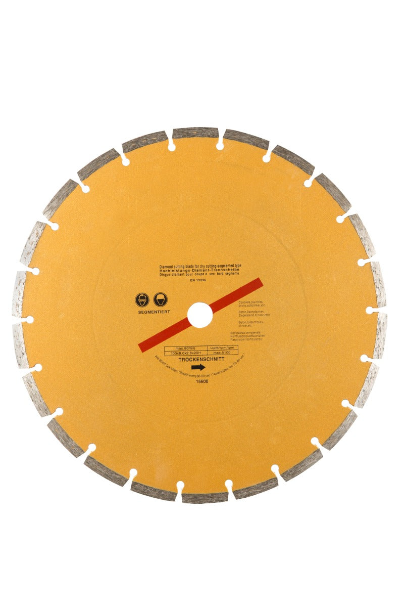 Blue Spot Tools 230mm (9") Segmented Gold Diamond Dry Cutting Disc