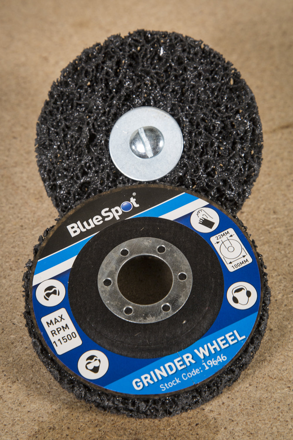 Blue Spot Tools 100mm (4") Rust Remover Grinding Wheel with Shank