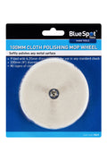 Blue Spot Tools 100mm (4") Polishing Mop Wheel With Shank