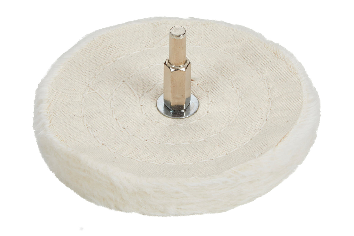 Blue Spot Tools 100mm (4") Polishing Mop Wheel With Shank