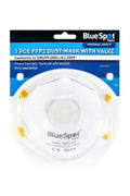 Blue Spot Tools 3 PCE FFP2 Dust Mask With Valve