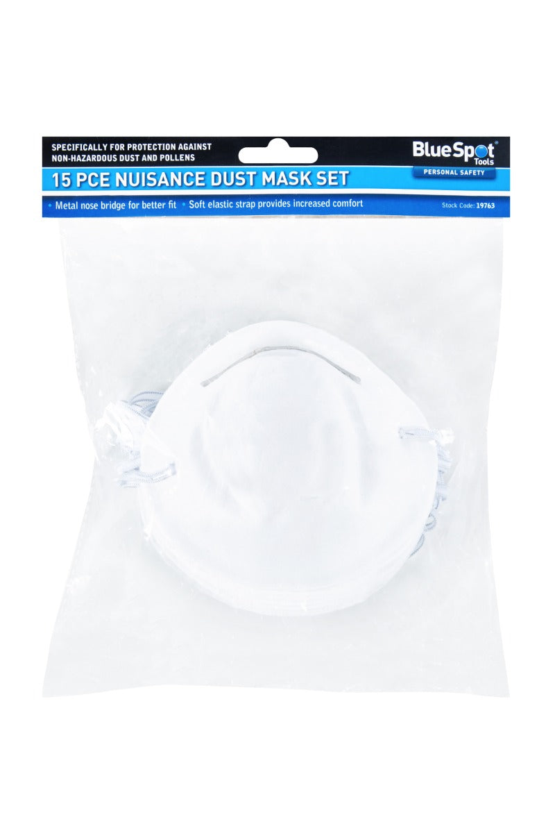 Blue Spot Tools 15 PCE Nuisance Dust Mask Set