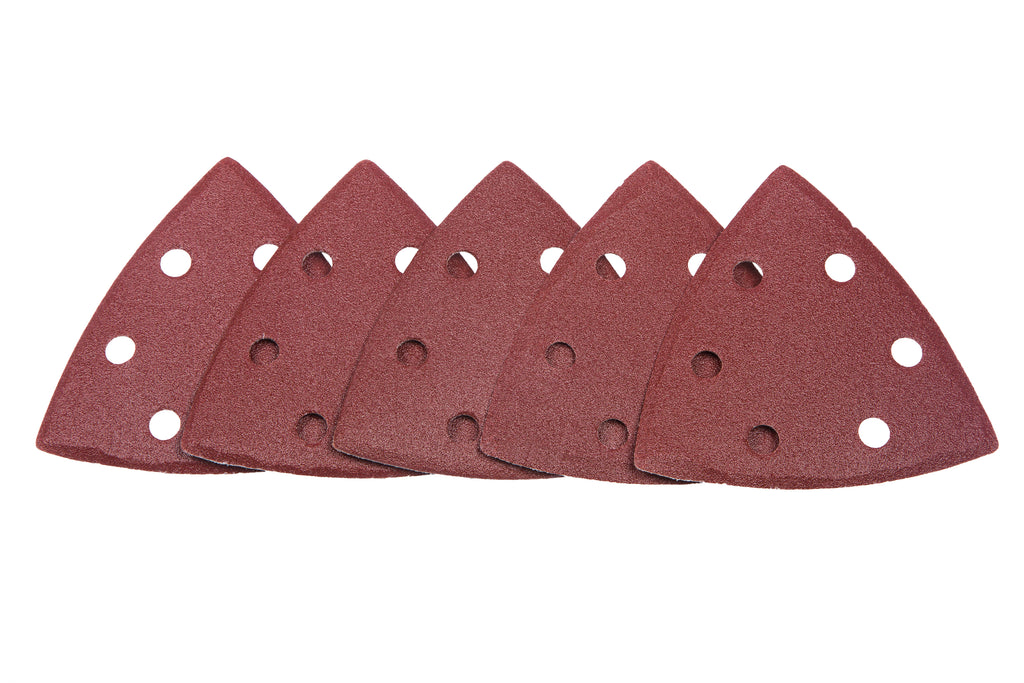 Blue Spot Tools 93mm 5 Pack 80 Grit Delta Sanding Sheets