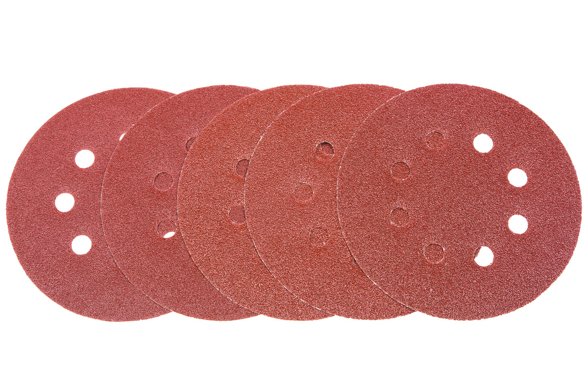 Blue Spot Tools 125mm 5 Pack 60 Grit Sanding Disc