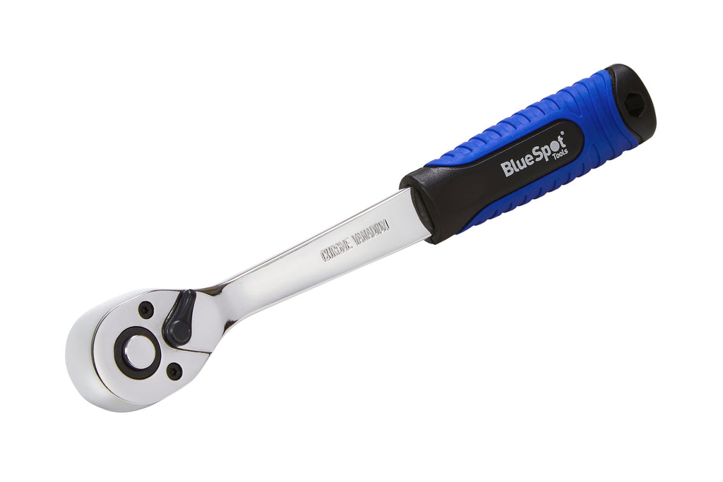 Blue Spot Tools 3/8" Soft Grip Ratchet (72 Teeth)