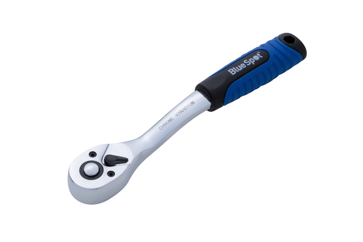 Blue Spot Tools 3/8" Soft Grip Ratchet (72 Teeth)