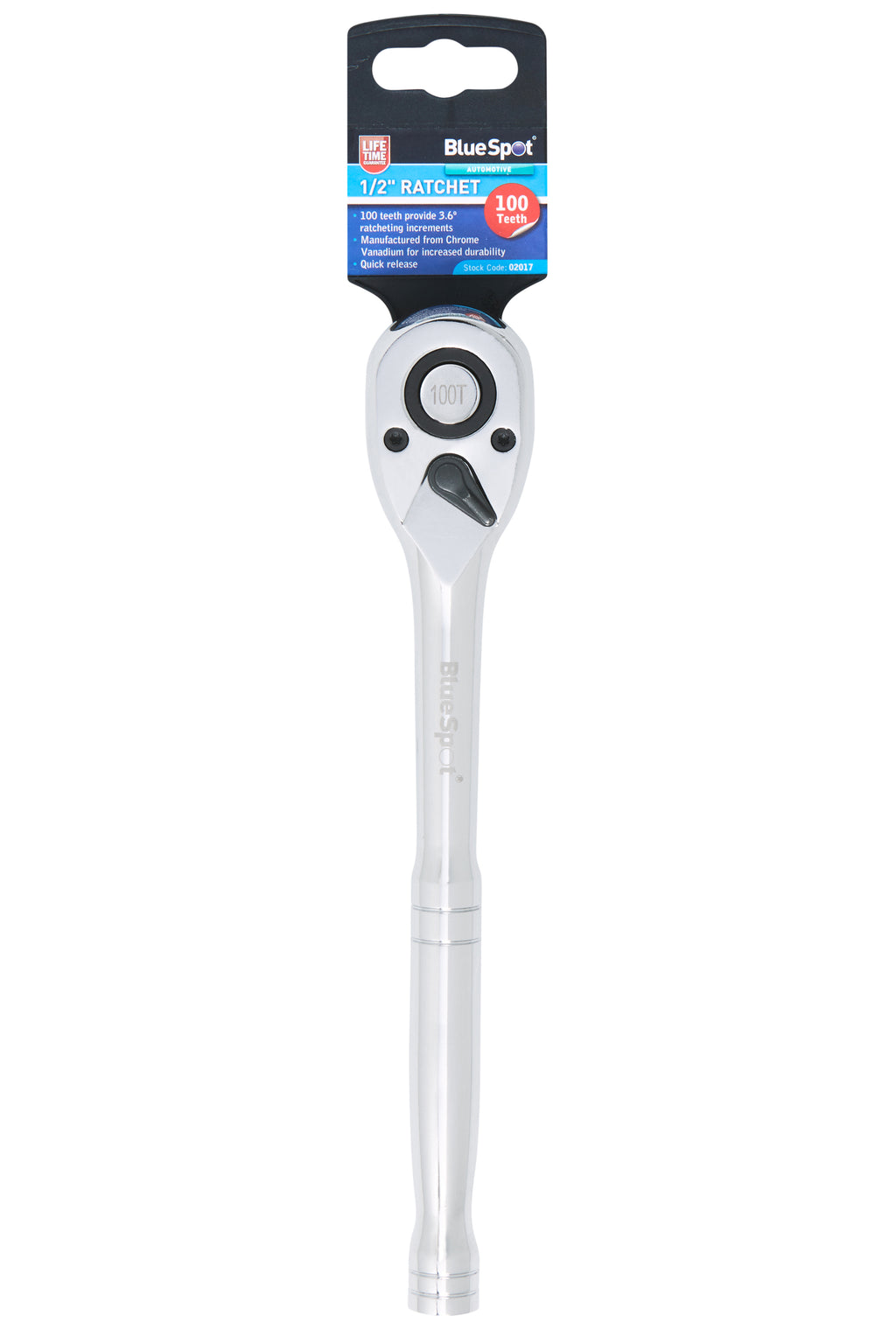 Blue Spot Tools 1/2" Ratchet (100 Teeth)