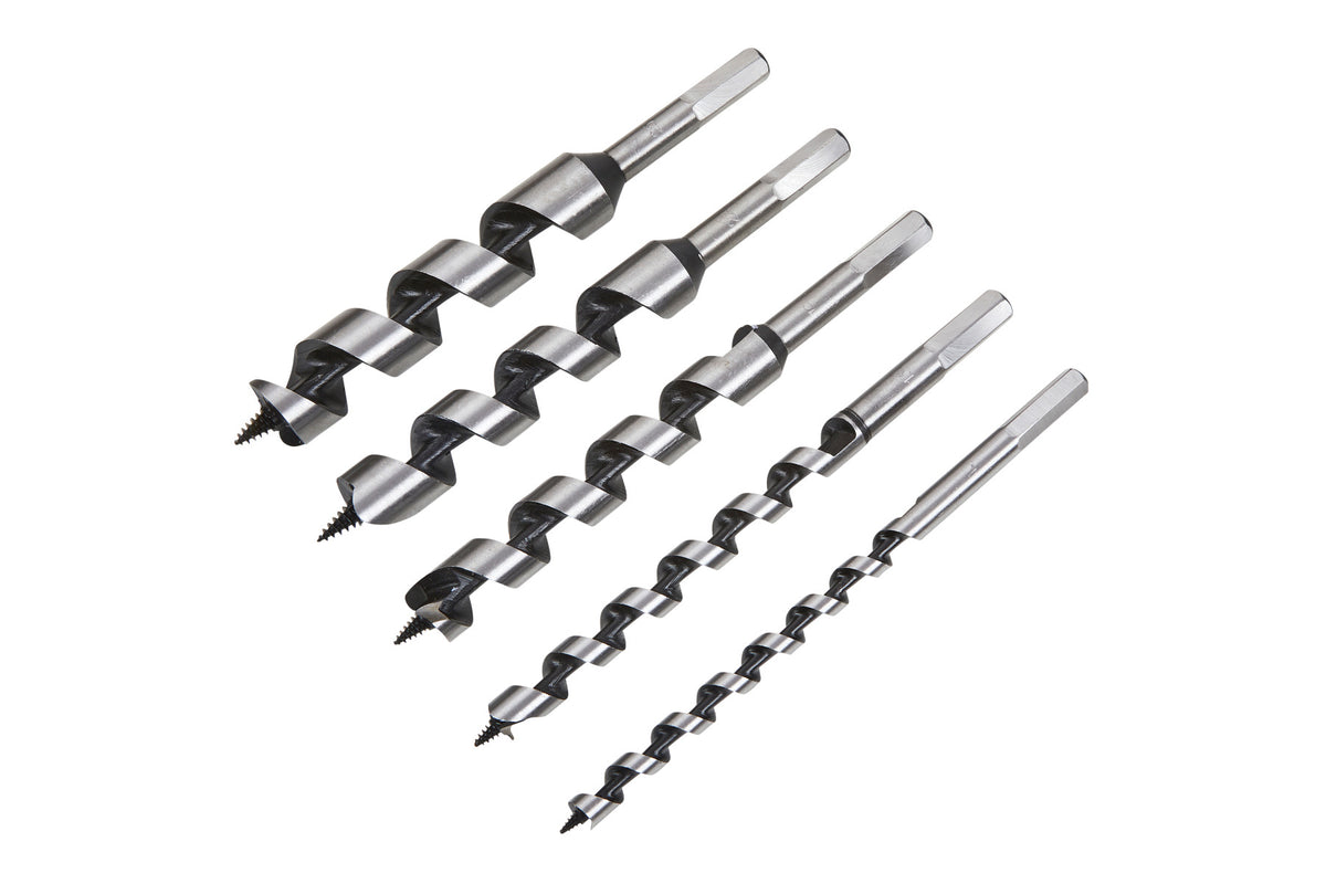 Blue Spot Tools 5 PCE Hex Shank Auger Drill Bit Set (10-25mm)