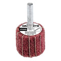 GRAPHITE Flap wheel with abrasive fleece, mounted 30 x 25 x 6 mm, P120 — 58T414