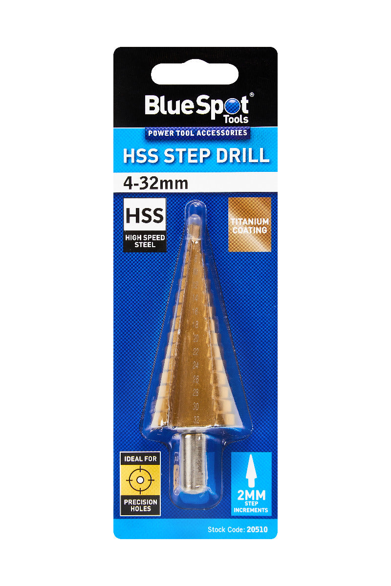 Blue Spot Tools HSS Step Drill (4-32mm)