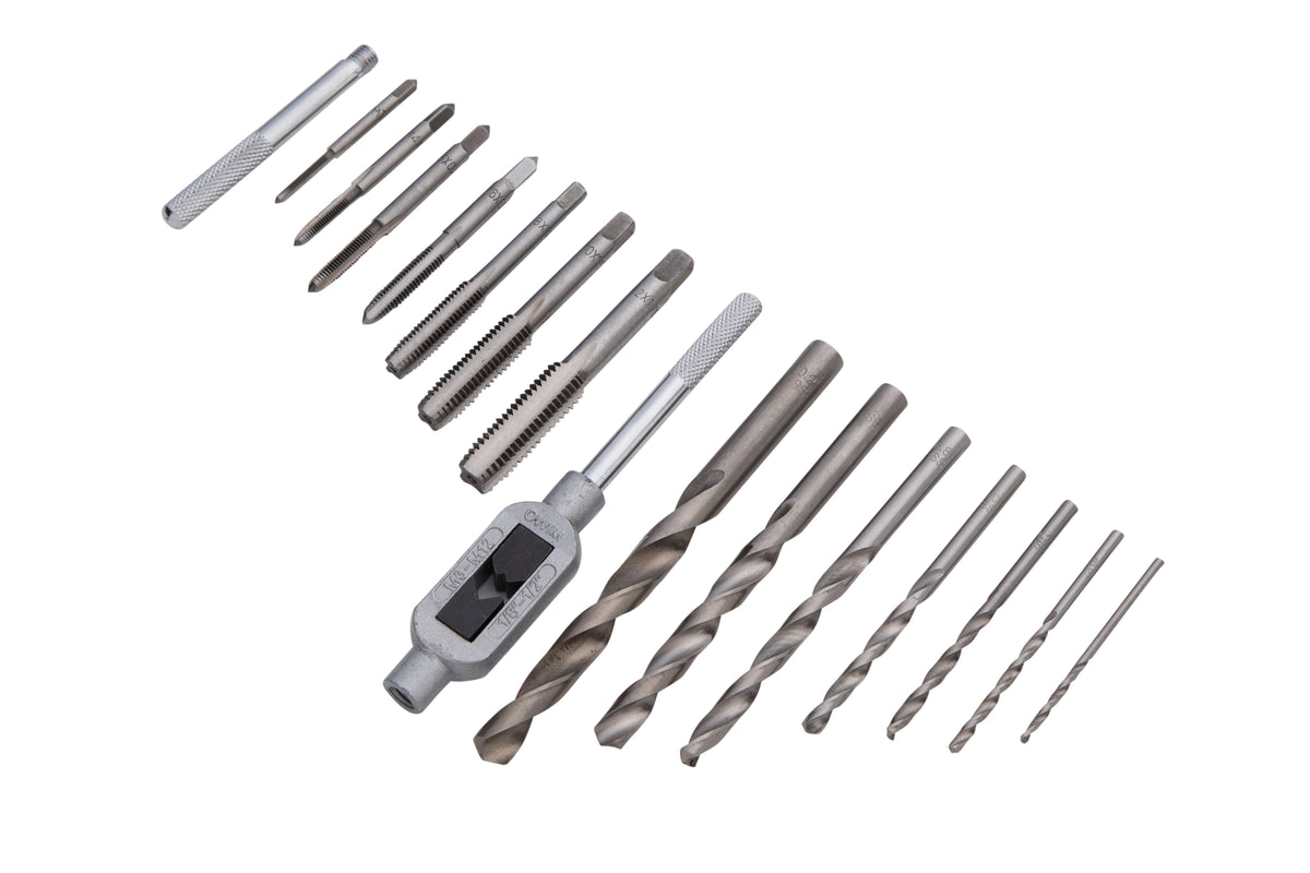 Blue Spot Tools 15 PCE Drill and Tap Set (M3-M12) (2.5-10.2mm)
