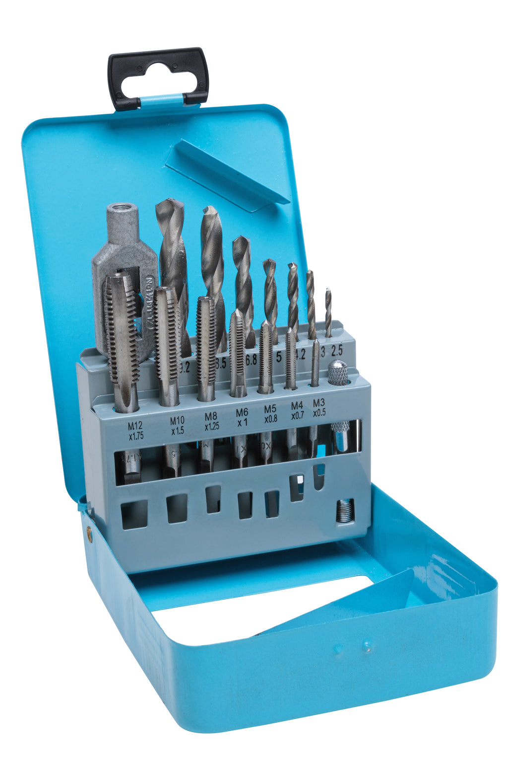 Blue Spot Tools 15 PCE Drill and Tap Set (M3-M12) (2.5-10.2mm)