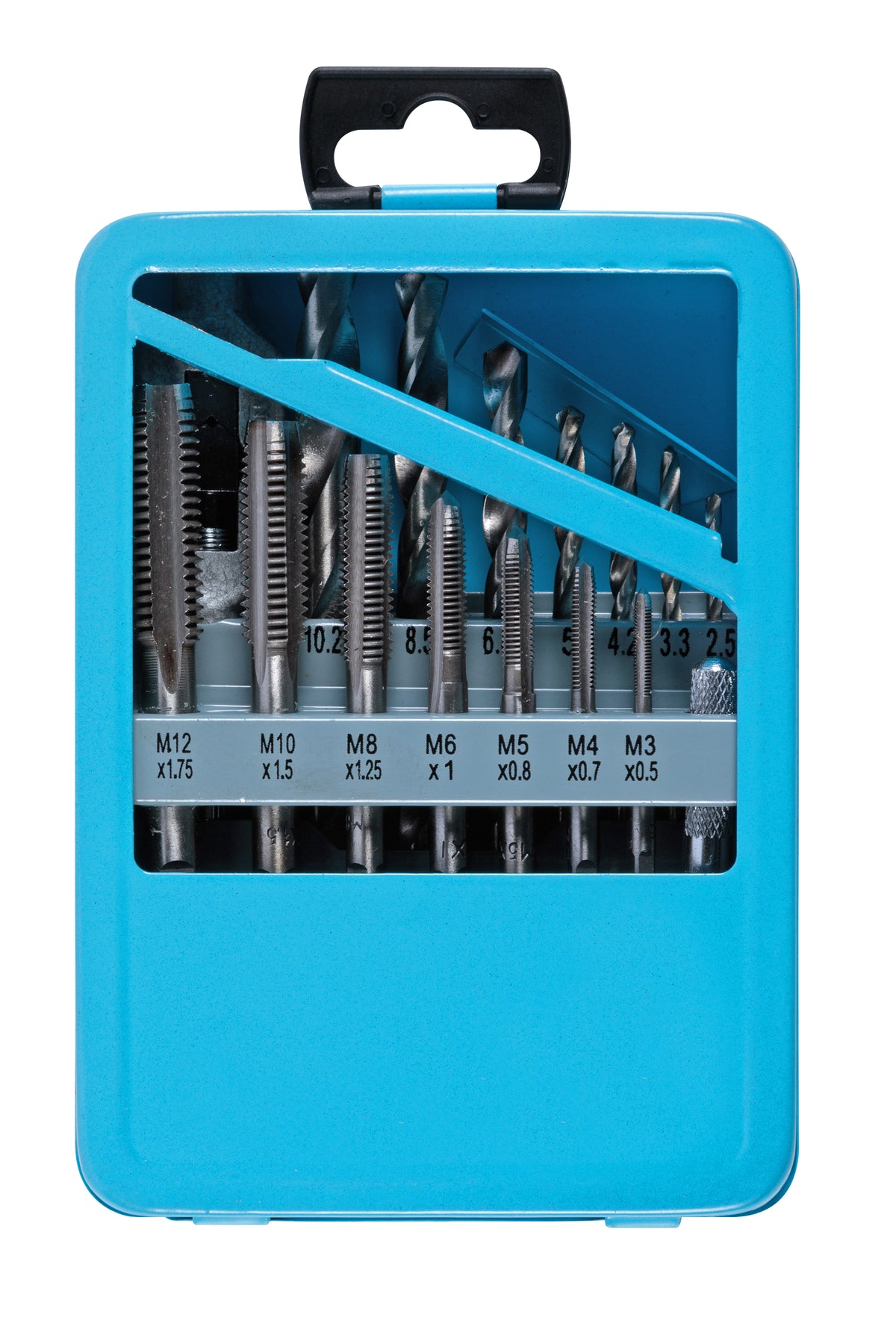 Blue Spot Tools 15 PCE Drill and Tap Set (M3-M12) (2.5-10.2mm)