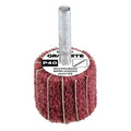 GRAPHITE Flap wheel with abrasive fleece, mounted 30 x 25 x 6 mm, P40 — 58T410